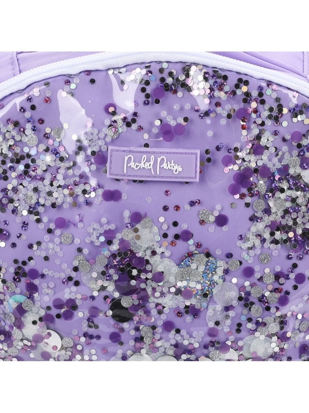 Packed Party Girl’s Confetti Backpack and Insulated Lunch Tote Set Purple ColorW